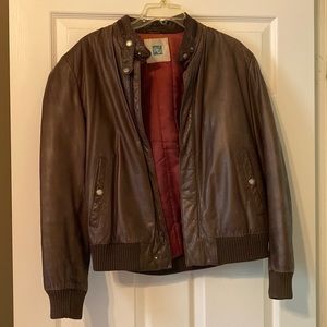 Tannery West Vintage Brown Leather Jacket